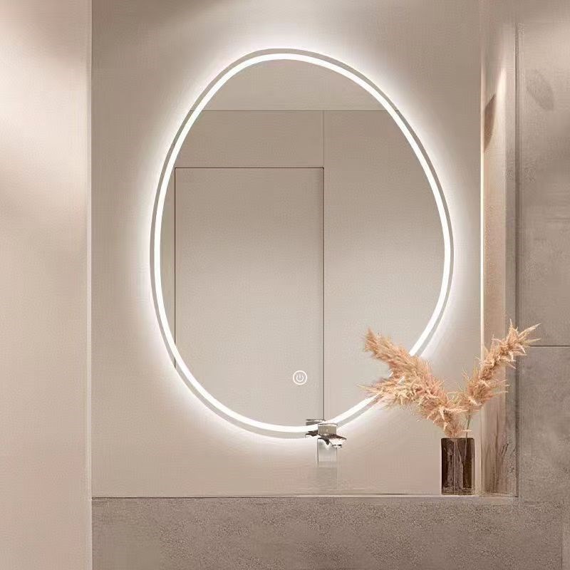 异形lede智能镜卫生间洗手台壁挂浴室镜带灯发光网红化妆梳妆镜子