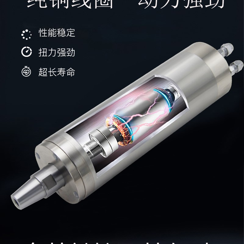 砂轮机主轴 磨头电机 锯片主轴uDIY专用2.2KW 3.2KW 5.5KW