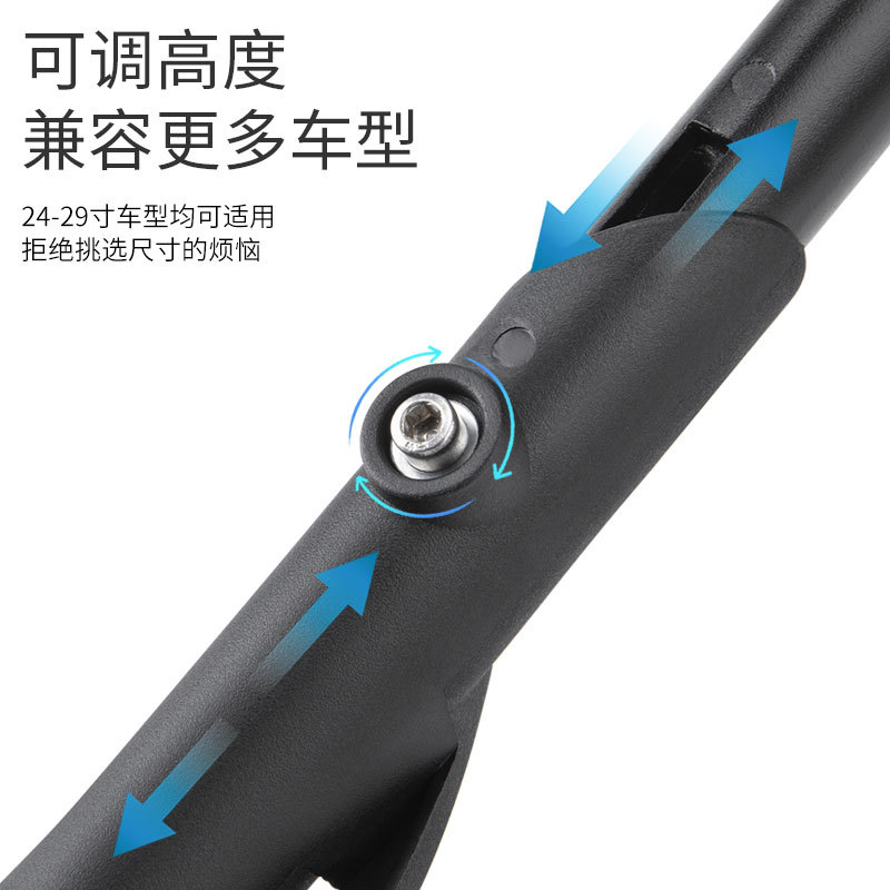 新款单车脚撑山地公路自行车w电动车通用停车支架边撑中撑车梯站