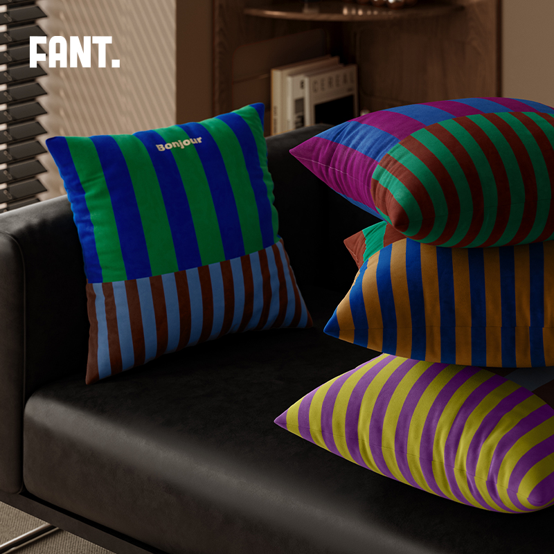 母婴级A类面料中古风沙发抱枕