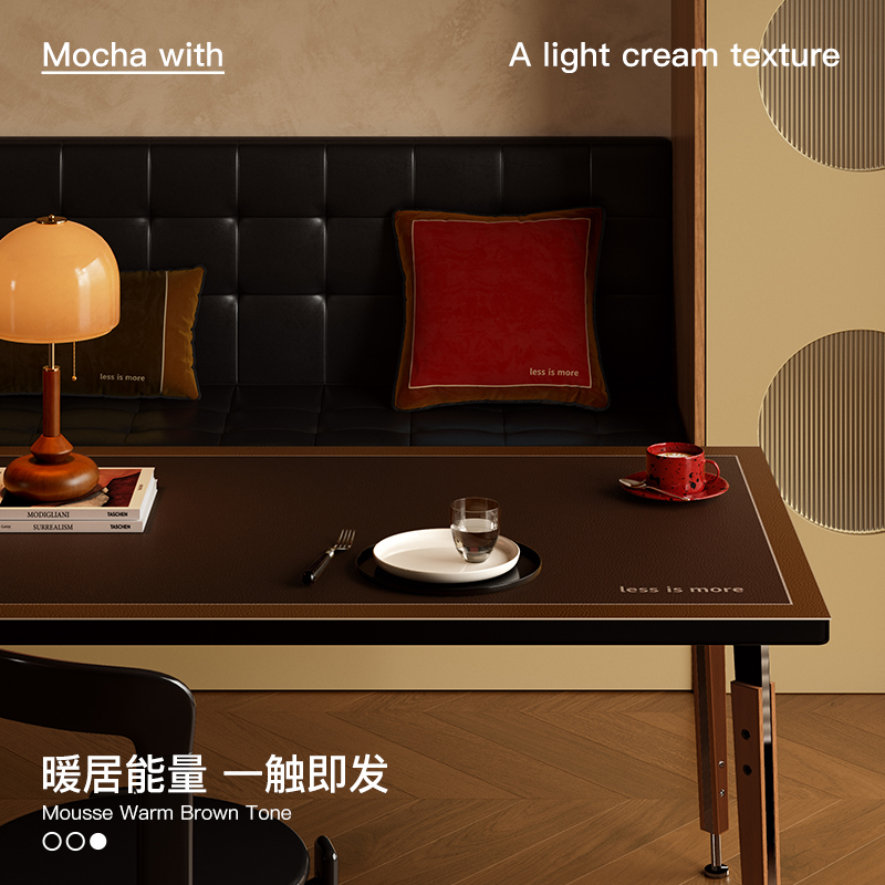 中古风防水防油餐桌垫