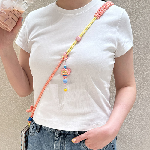 泰国限定哭娃大象萌粒手机挂绳