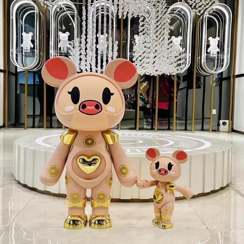 星际熊诸事大吉可爱手办关节可动
