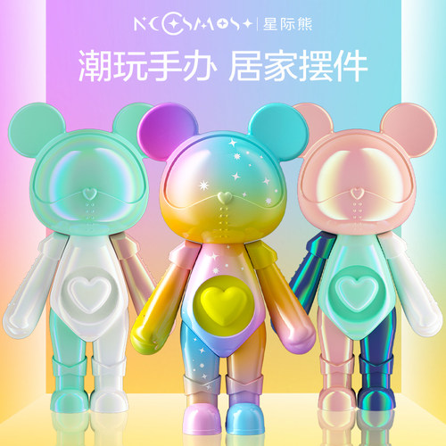 星际熊百款潮玩落地摆件家居装饰