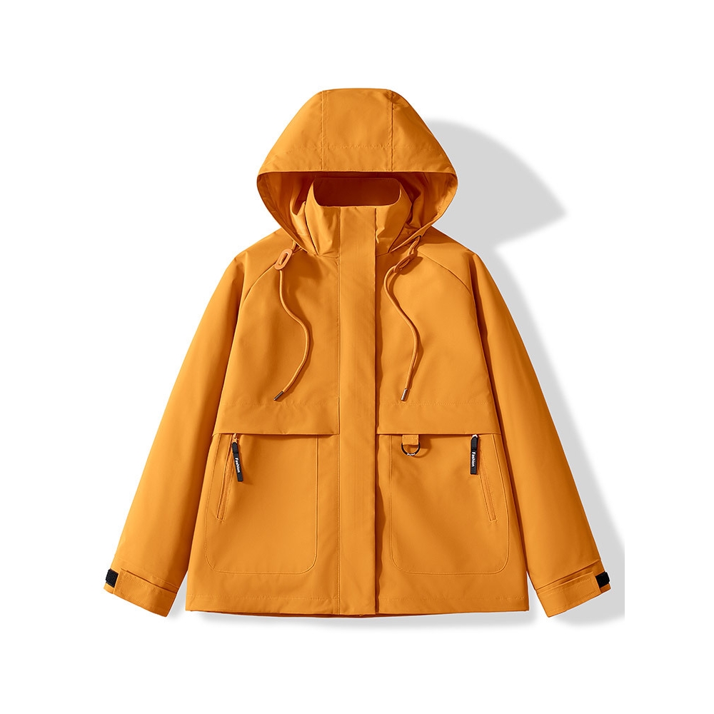 欧洲站玫瑰的故事黄亦玫同款冲锋衣女秋冬防泼水登山服工装派克服