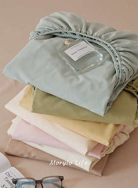 木悠高支100s全棉磨毛单人宿舍床单单件秋冬保暖加厚纯棉床笠床罩