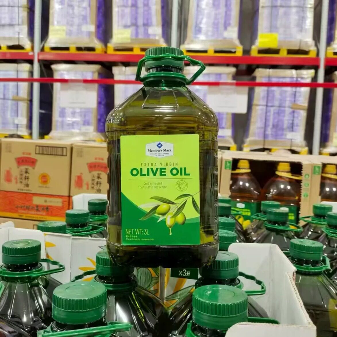 山姆进口特级初榨橄榄油3L物理冷压榨冷食热烹皆可代购官方旗舰店