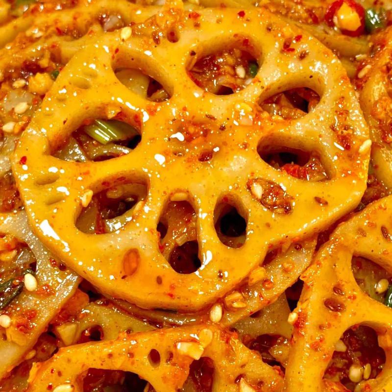 香辣藕片脆莲藕片黑鸭味藕丁麻辣条卤味下饭菜宿舍休闲解馋小零食