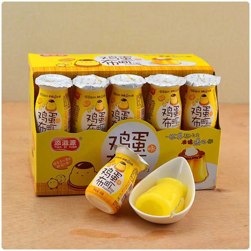 鸡蛋布町风味果冻休闲零食甜品香甜爽滑q弹嫩滑夏日必备美味好吃