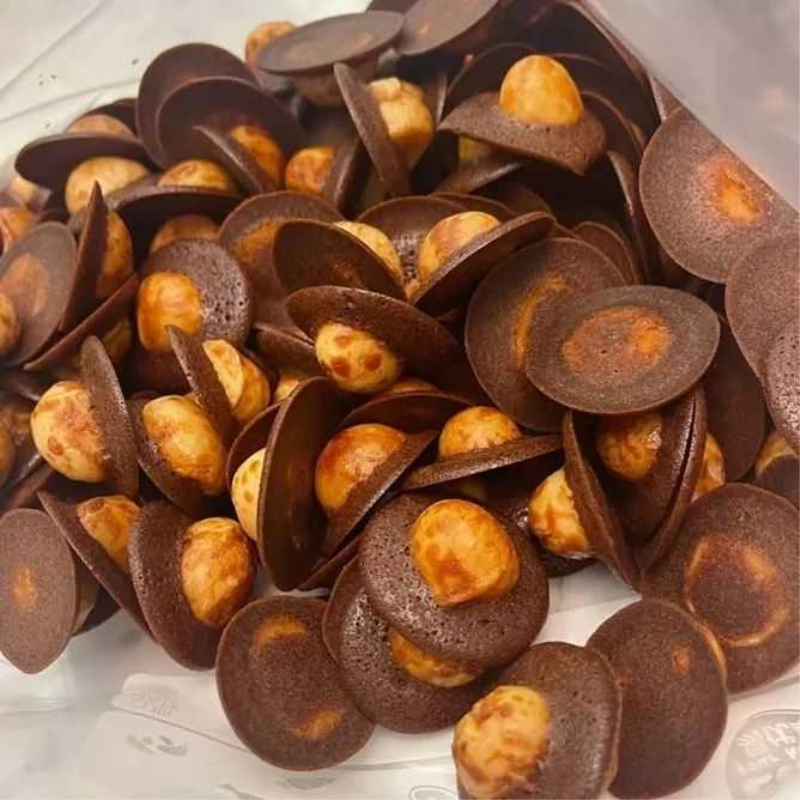 官方正品巴旦木可可脆曲奇饼干坚果曲奇巧克力爆款追剧休闲小零食