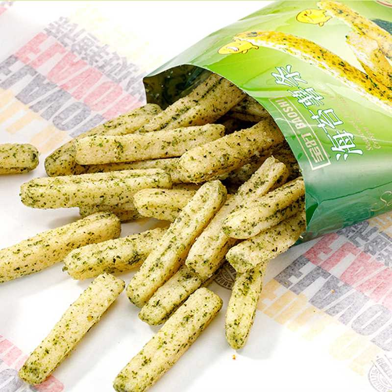 多口味薯条18g*15包一整箱小零食番茄蛋黄海苔味休闲食品宝时汇佳
