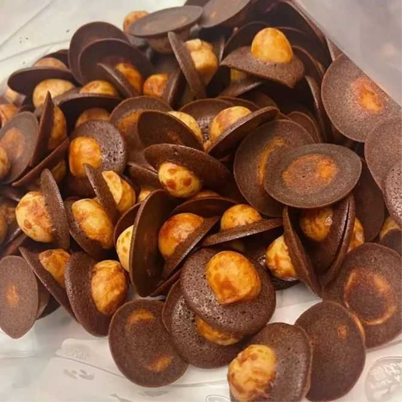 官方正品腰果可可脆曲奇饼干坚果曲奇巧克力爆款追剧休闲小零食