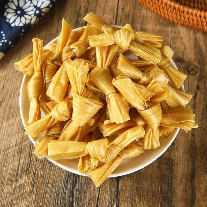 豆扣结豆寇批发腐竹结豆制品食材炸串火锅豆皮麻辣烫素肉干货含盐