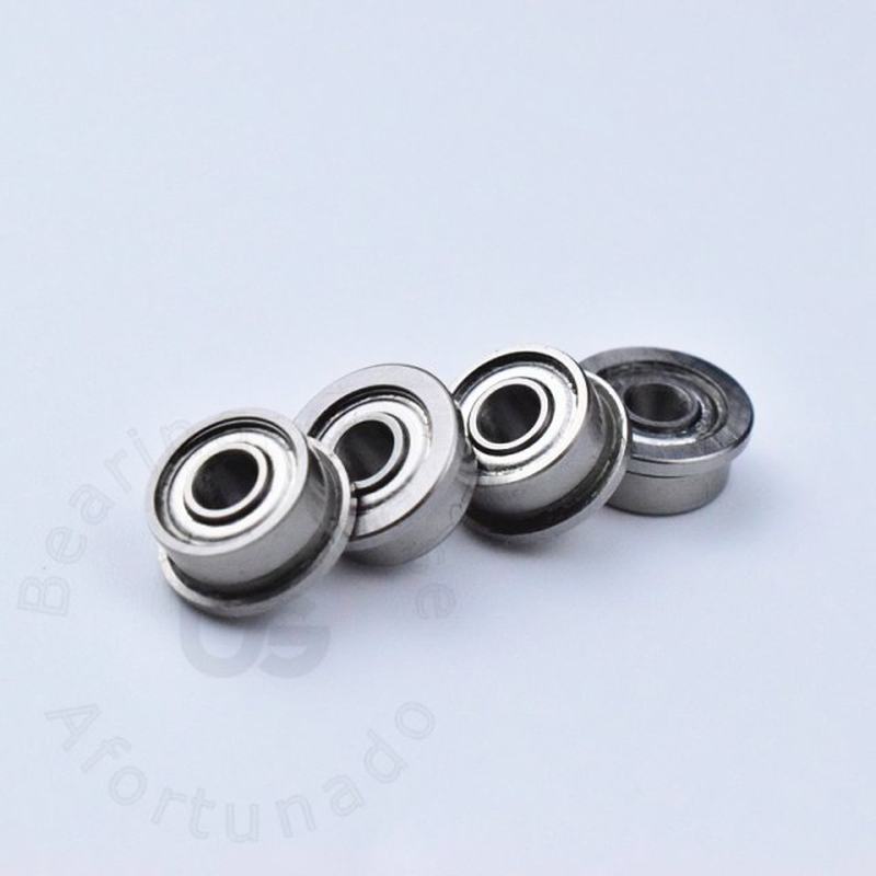 Flange  10pcs F693ZZ 3*8(9.5)*4mm Free shipping chrome steel