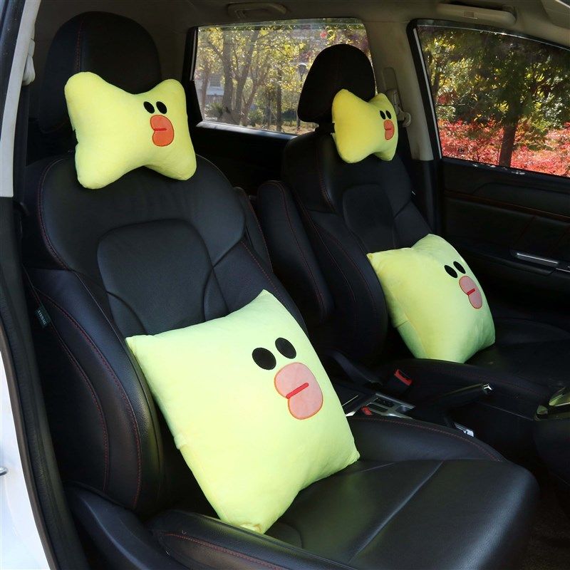 于道奇蝰蛇挑战者凯领汽车座A椅头枕车用护颈U枕腰靠抱枕靠枕