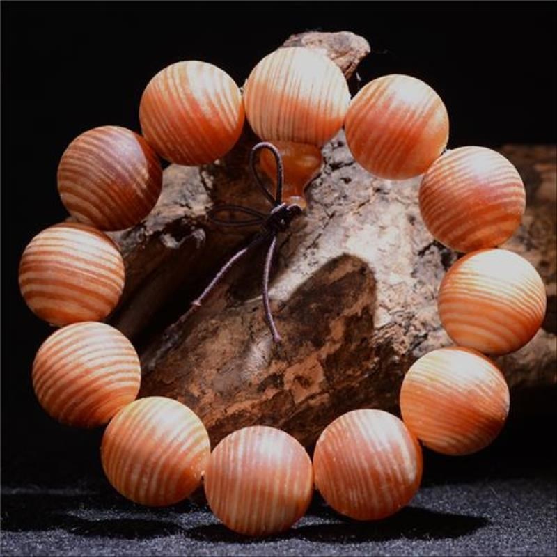 帝王血龙木手串龙血木手串东北松明子木手串松明子手把件沉香透光