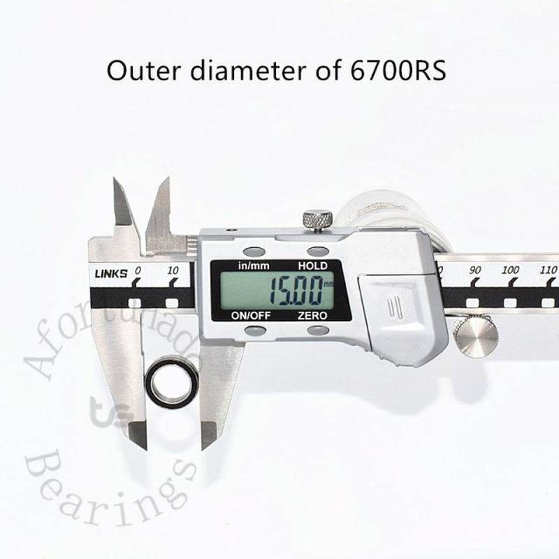 10pcs 6700RS 10*15*4(mm) free shipping chrome steel rubber