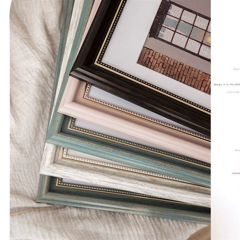 PERMA拼图画框美式复古框架挂墙500片1000片拼图小众装裱装饰相框