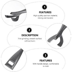 Anti scald Barbecue Plate Clips Clamp Fork Pan Steak Clip