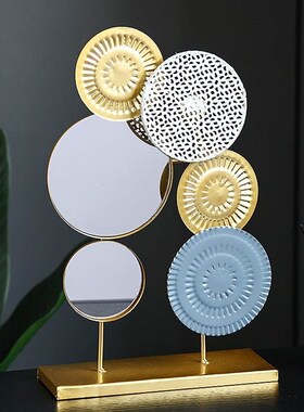 现代简约轻奢家居客厅电视柜酒柜装饰品摆设创意办公室样板间摆件