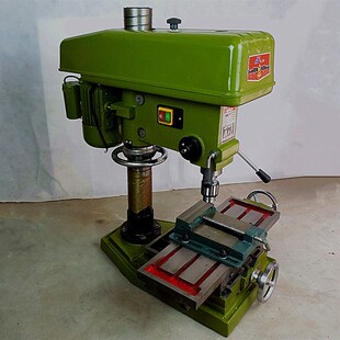 好货全新金属台式钻铣床ZXJ7032 220V 1.1KW单轴铜线螺旋式升降台