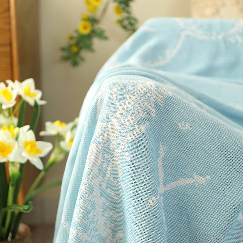 北欧ins民宿四季通用沙发套罩棉线毯全盖三人防滑沙发巾毯子盖布