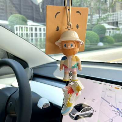 FARMER BOB男友车挂汽车后视镜装饰高级感车内饰品送男士车载挂件