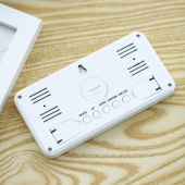 薄款 简约家用温度湿度便携学生宿舍床头电子闹钟表 桌面挂墙时钟