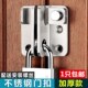不锈钢门扣锁扣防盗门插销门栓搭扣老式 插销90度直角门锁 木门明装