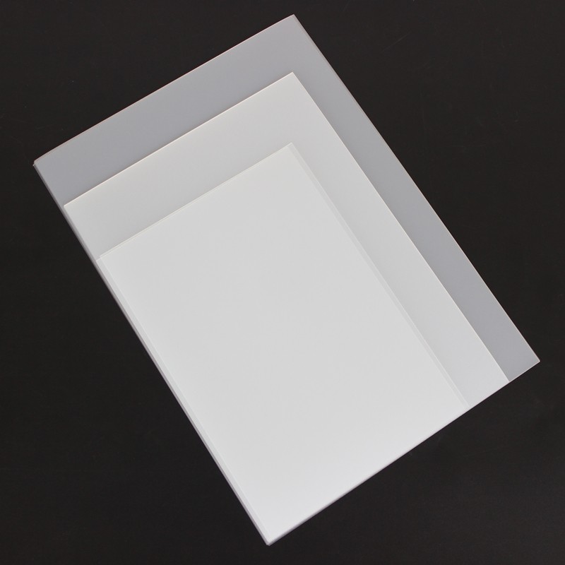 易申PP装订胶片装订封面纸A4透明磨砂胶片A3标书塑料封皮塑料片