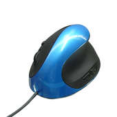 包邮 三代垂直人体工程学立式 静音无声女生有线光电健康办公小鼠标