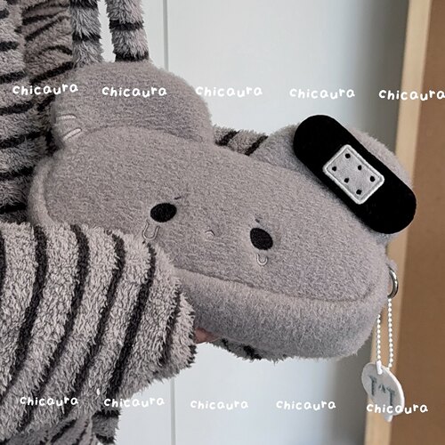 朋克小鼠毛绒笔袋CHICAURA联名