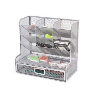 办公室书桌铁艺术简单创意笔架文具存储架工作室彩色笔刷盒记号笔