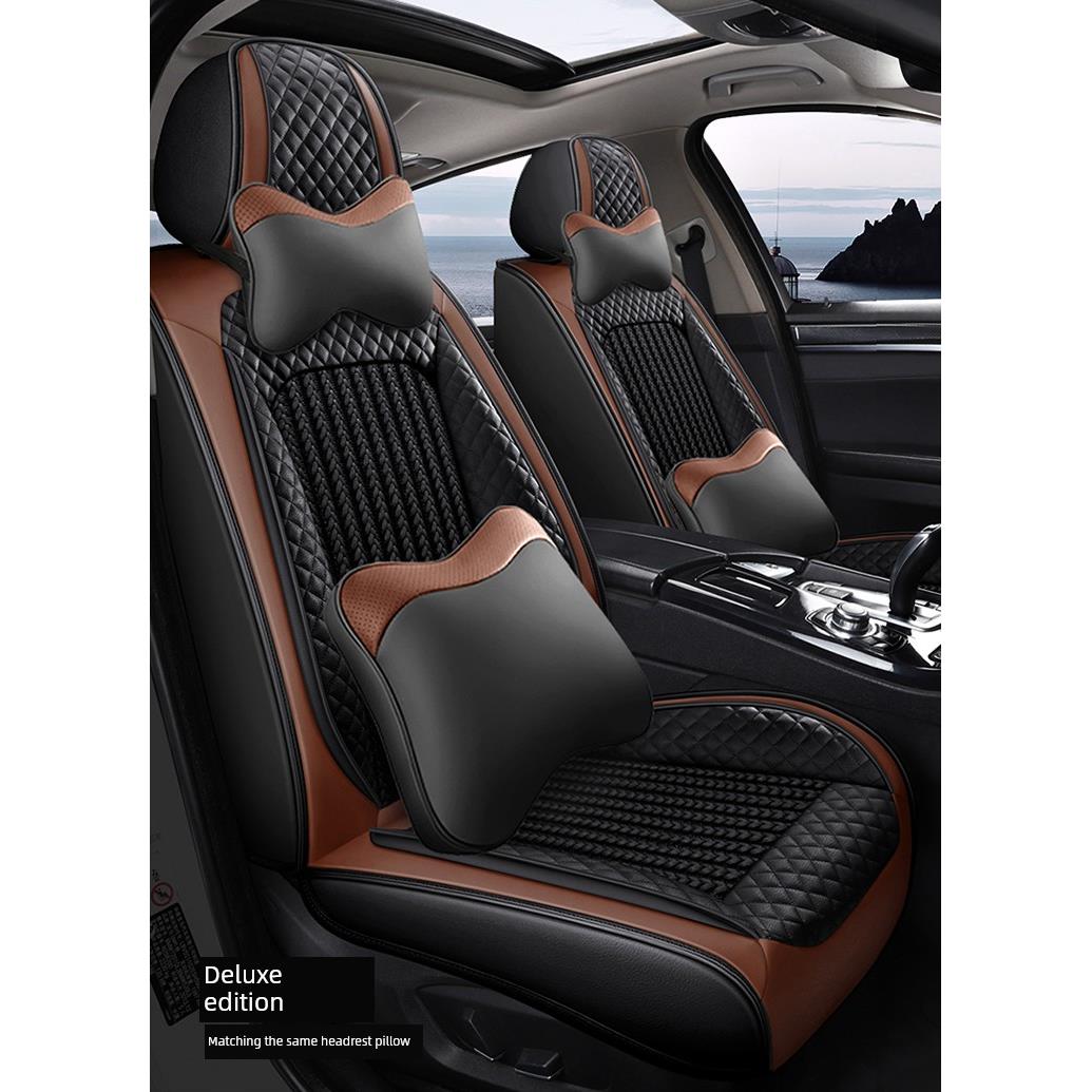 现代瑞纳ix35朗动名图领动悦动途胜ix25汽车坐垫四季通用座套全包