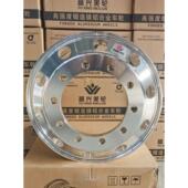 大货车卡车客车挂车锻造铝合金轮毂铝圈12R315 295真空轮胎轻改装