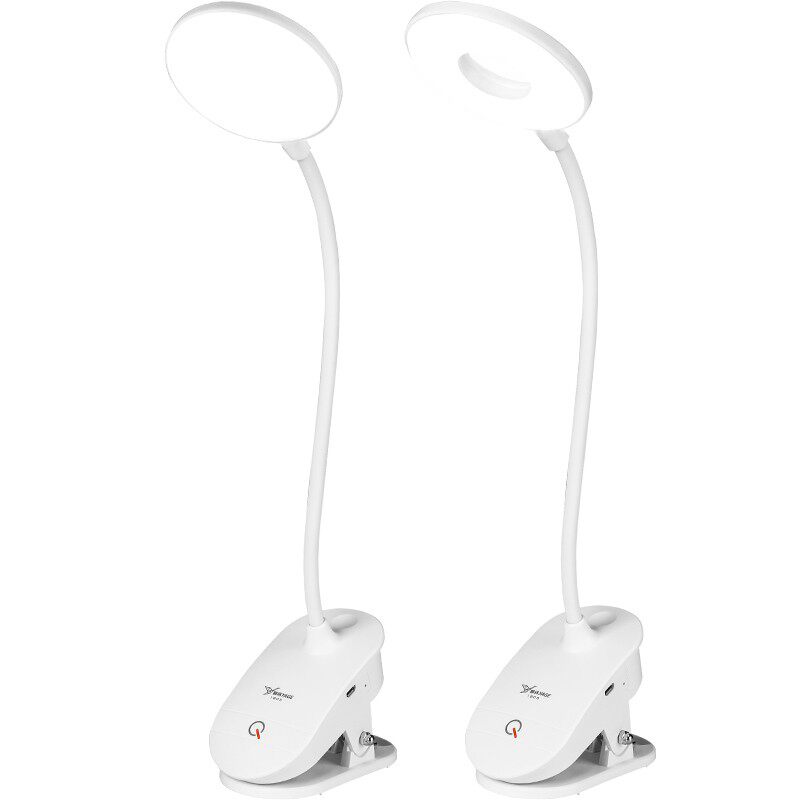 雅格宿舍台灯学习专用可夹式书桌写字灯护眼学生小LED卧室床头灯