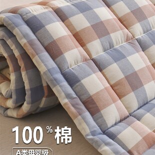 A类家庭用床垫180x200全棉棉花褥子1米5铺床软垫90x190cm宿舍学生
