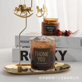 香薰蜡烛咖啡杯材料包仿真咖啡豆冰块硅胶模具创意杯型饮料杯蜡烛