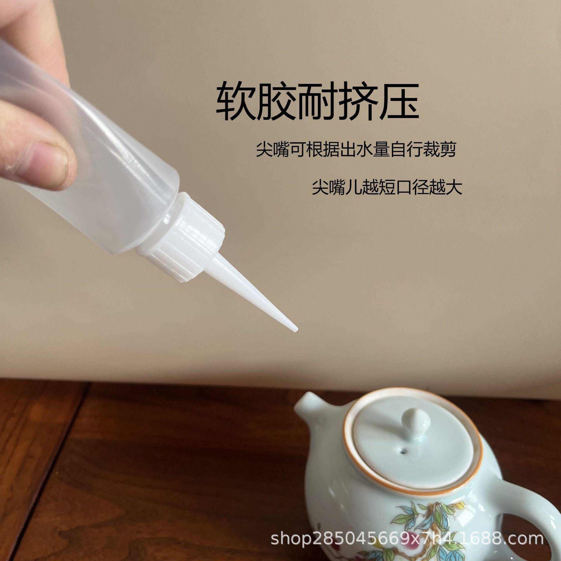 50ml毫升半透明尖嘴瓶PE软胶塑料瓶挤压式机油瓶美缝点胶瓶