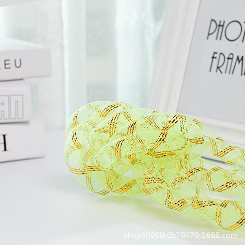 婚纱鱼网管1.6弹力裙撑头饰花边网纱蛇形管波普风蝴蝶结鱼骨