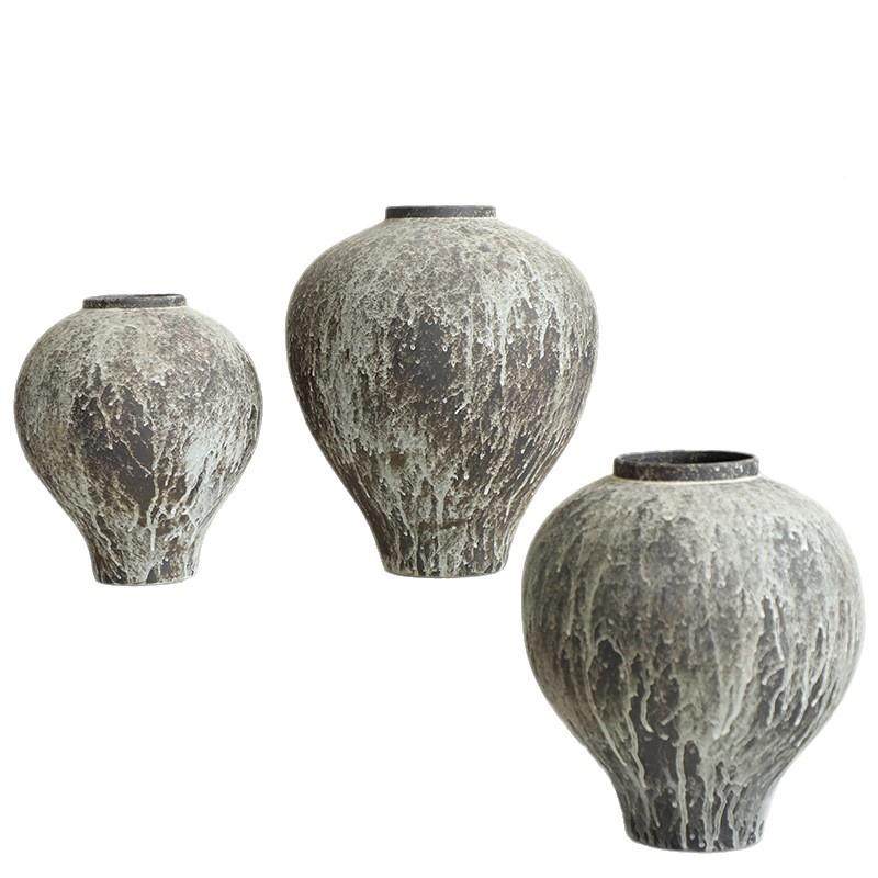 侘风摆寂PMF件瓷花瓶复陶古粗陶罐台面花盆室内民器宿家居花装饰,橡塑材料及制品,工业陶瓷,淘宝优惠券,粉丝福利购,淘宝优惠卷