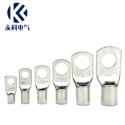 厂家直销SC150-12 窥口铜接线端子 开口鼻 紫铜管 铜线耳 接头