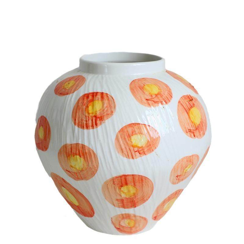 园风奶油风景镇陶德瓷花瓶现酒店民宿插花田DXC代简约摆件罐子,橡塑材料及制品,工业陶瓷,淘宝优惠券,粉丝福利购,淘宝优惠卷