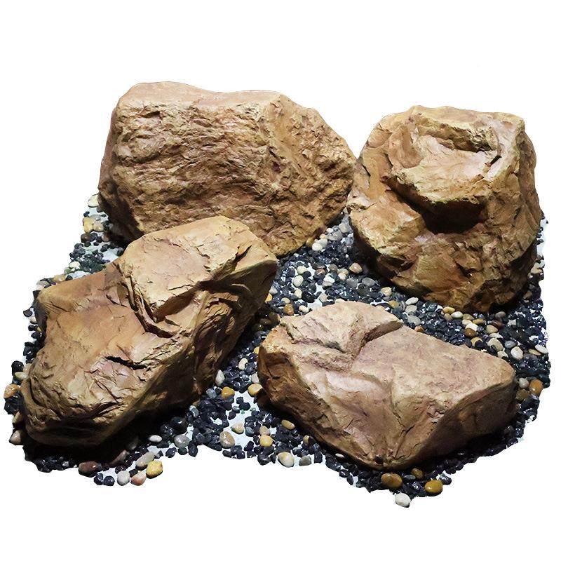 仿真林黄色璃石头ULF户外庭院园景观假石头钢玻美陈造景绿植舞台,家居饰品,户外/庭院摆件,淘宝优惠券,粉丝福利购,淘宝优惠卷