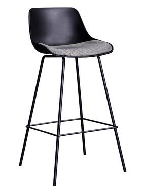 批f发黑色吧椅子商铺店铺高脚凳复工业风lot酒吧吧酒凳古咖96535