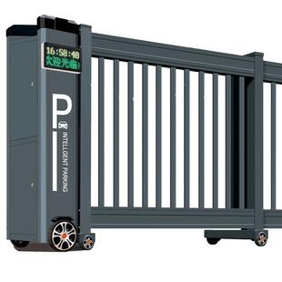 智电动大段滑门工地厂区学校能分段式平移门业铝合金封板工段滑门