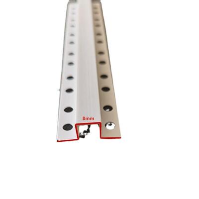 PV红C几字型线条网吊顶U型槽滴水线分隔条天花EER石膏凹板角槽30*