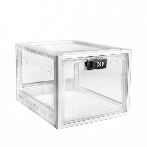 【48小时发货】LOCKABLE BOX 带密码锁食品透明储物盒 药箱 手机