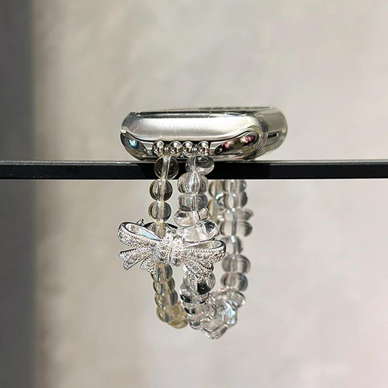 冰透湖水绿水晶表带苹果Applewatch智能手表iwatchS10S9SE腕带女