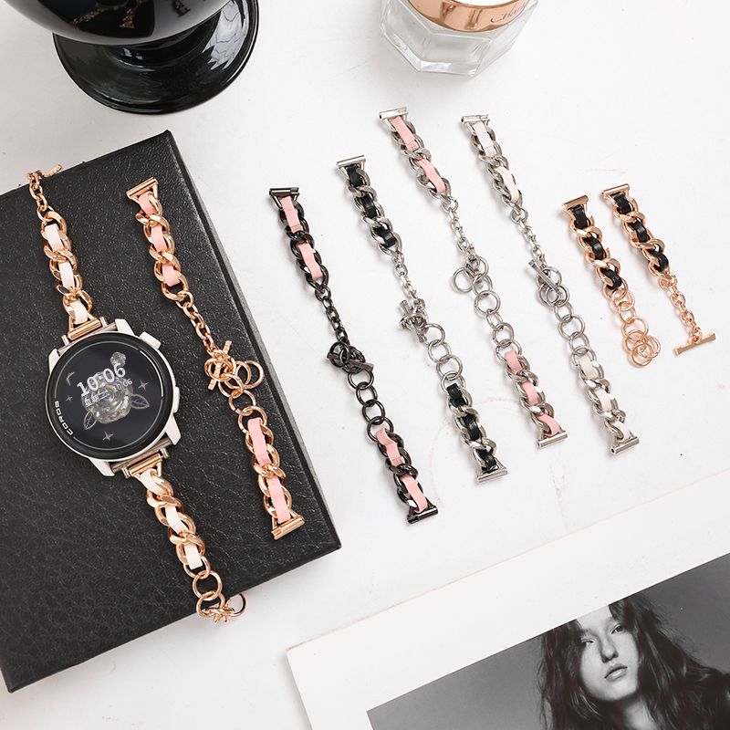 适用高驰corospace3表带PACE2单排古巴链式APEX2金属拼皮2pro腕带